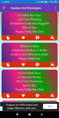 Happy Teddy DayGreeting, Phot android App screenshot 5