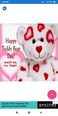 Happy Teddy DayGreeting, Phot android App screenshot 6